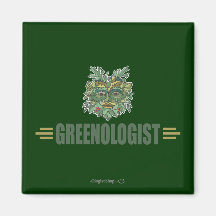 Humourous Environment Refrigerator Magnet