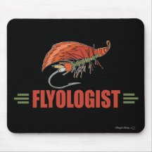 Humourous Fly Tying, Fly Fishing Mousepads