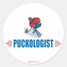 Humourous Ice Hockey Sticker