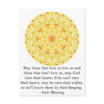 Humourous Irish Blessing from IRELAND Postcard