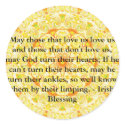 Humourous Irish Blessing from IRELAND stickers