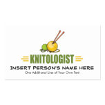 Humourous Knitting Business Cards