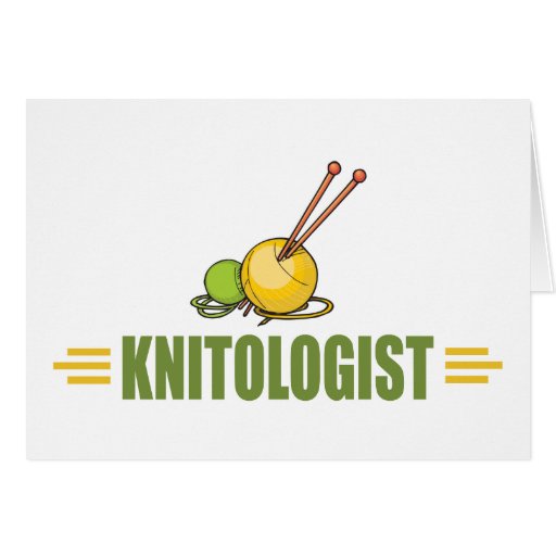 Humourous Knitting Greeting Card