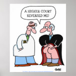Humourous Law Office Poster posters