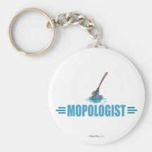 Humourous Mop Mopping Key Chain