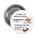 Humourous Oboe Joke Button