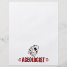Humourous Playing Cards Personalised Flyer