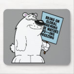 Humourous polar bears mousepads