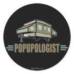 Humourous Pop Up Camper stickers