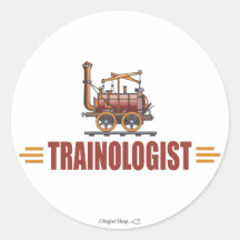 Humourous Railroad Train Stickers