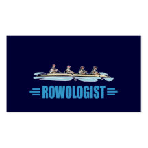 Humourous Rowing Business Card