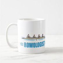Humourous Rowing Coffee Mugs