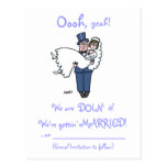 Humourous Save The Date Postcard