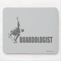 Humourous Skateboarding Mouse Pads