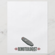 Humourous Television Remote Control Flyer