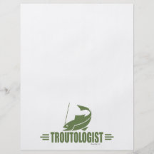 Humourous Trout Fishing Full Color Flyer
