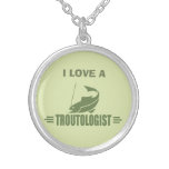 Humourous Trout Fishing Necklace