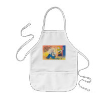 Humourous Vintage Postcard Apron