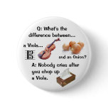 Humourous Viola Joke Button