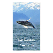Humpback Acrobat Business Cards