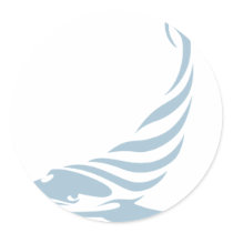 Humpback Whale in Swish Drawing Style
