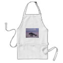Humpback whale painting aprons