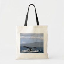 Humpback whale tail, Hawaii Canvas Bag