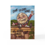 HUMPTY DUMPTY Alice in Wonderland Note Card