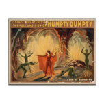 Humpty Dumpty, 'Cave of Darkness' Retro Theatre postcards