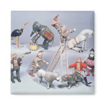 Humpty Dumpty Circus acrobats and menagerie Magnet