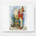 HUMPTY DUMPTY MAKES HIMSELF HEARD mousepads