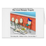 Humpty Dumpty Police Investigation Funny Gifts cards