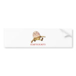 HUMPTY DUMPTY SAT ON A WALL bumper stickers