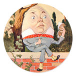 Humpty Dumpty Sat on a Wall in Wonderland stickers