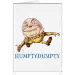 HUMPTY DUMPTY SAT ON A WALL - NURSERY RHYME cards