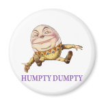 HUMPTY DUMPTY SAT ON A WALL - NURSERY RHYME magnets