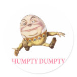 HUMPTY DUMPTY SAT ON A WALL - NURSERY RHYME stickers