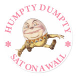 HUMPTY DUMPTY SAT ON A WALL - NURSERY RHYME stickers