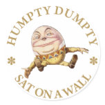 HUMPTY DUMPTY SAT ON A WALL - NURSERY RHYME stickers