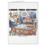 Humpty Dumptys Funeral Funny Cartoon Gifts & Tees cards