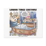 Humpty Dumptys Funeral Funny Cartoon Gifts & Tees Postcards