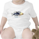 Humunuku Cartoon Fish Cute Custom Onesie t-shirts