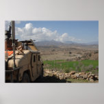 Humvee in Afghanistan Poster