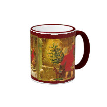 Hungarian Christmas from 1896 Mugs