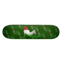 Hungarian Girl Silhouette Flag Skate Decks