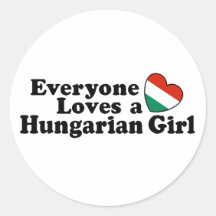 Hungarian Girl Stickers