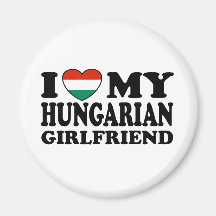 Hungarian Girlfriend Refrigerator Magnets