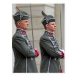 Hungarian Guards on Sentry Duty Postcard