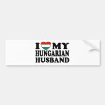 Hungarian Husband Bumper Sticker