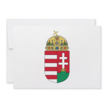 Hungary Coat of Arms Invitation